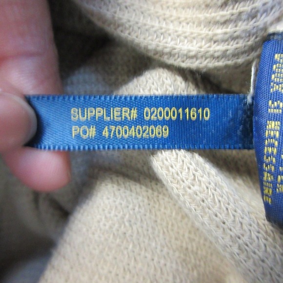 Polo Ralph Lauren Boating Khaki Waffle Knit Dress XS Beige Thermal Coastal 262 - Picture 5 of 10